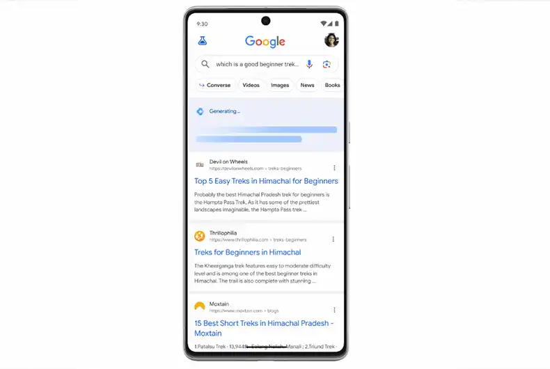 Google brings Search Labs featuring "Search Generative Experience" to India