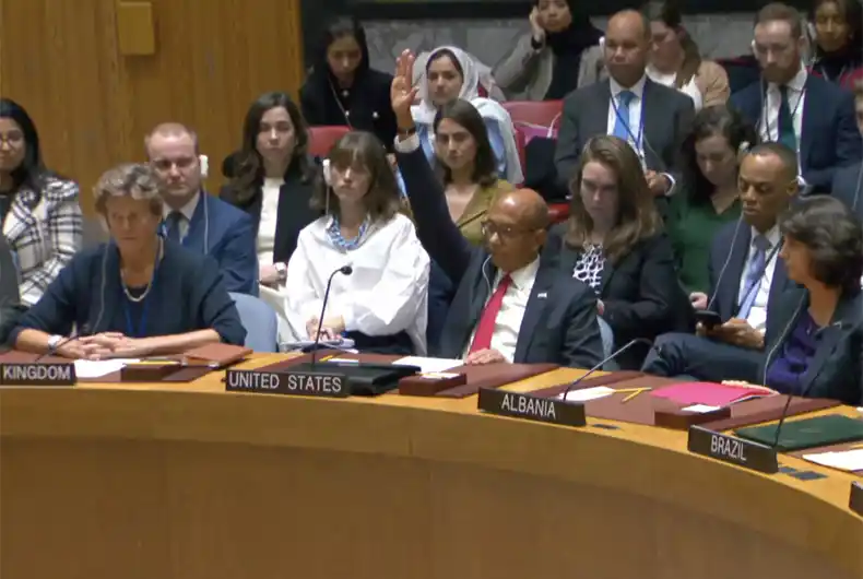 Americans veto UNSC Gaza ceasefire resolution backed by 13 of 15 members