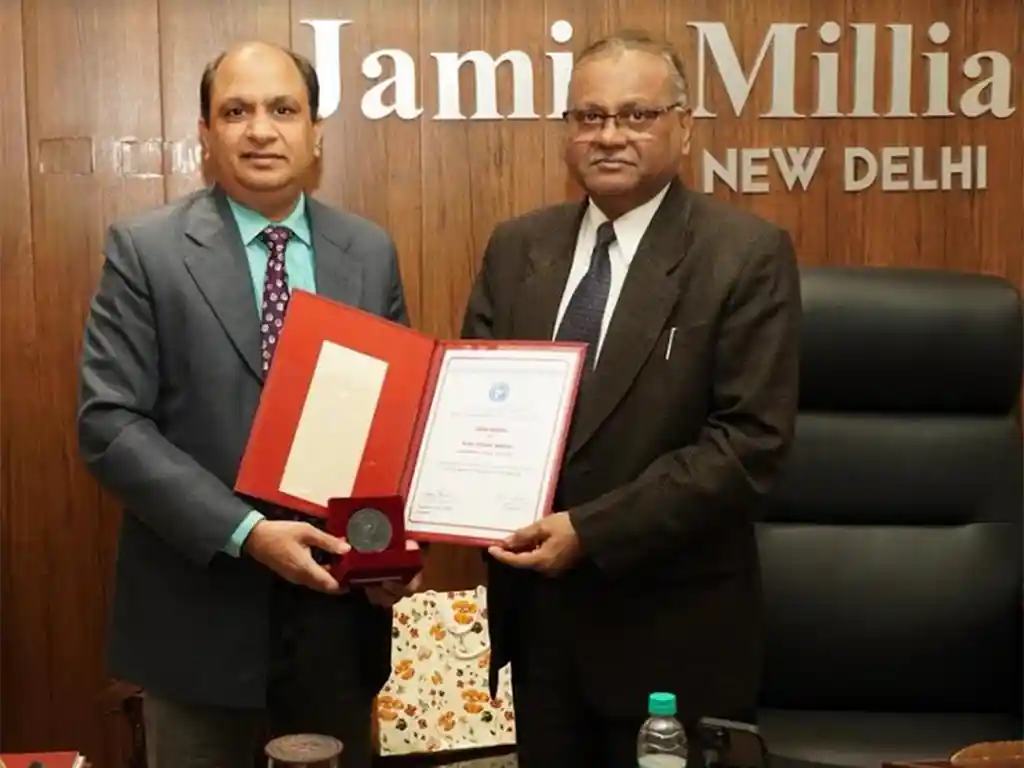 Jamia Professor Conferred Prestigious MRSI Medal 2023