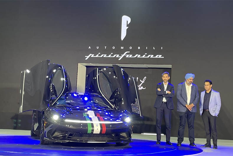 'Battista': World's fastest accelerating e-car unveiled at Hyderabad E-Motor Show