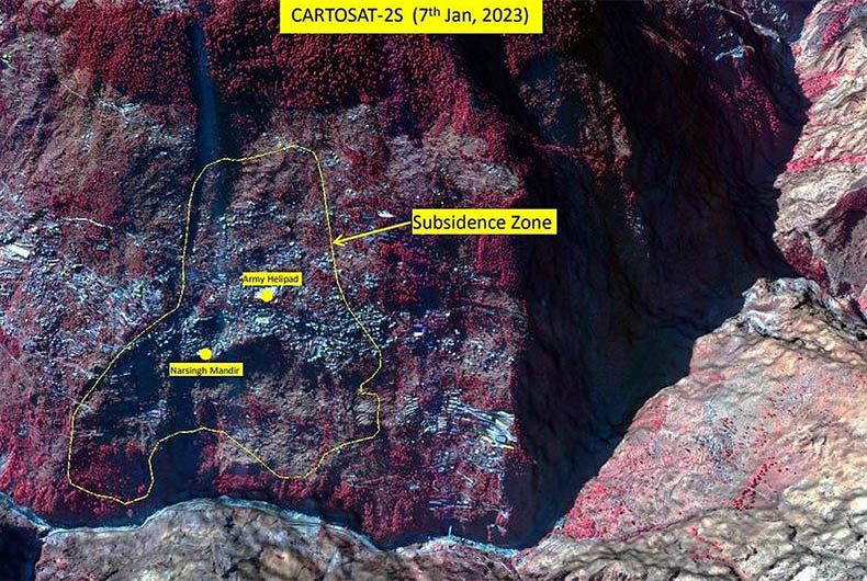 Joshimath | Entire Town at risk of sinking: ISRO