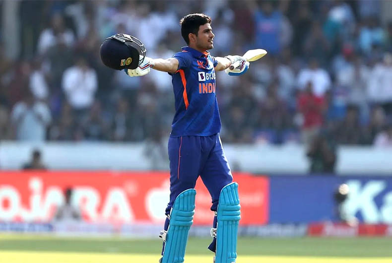 Shubman Gill's magnificent double ton propels India to massive 349 against NZ in 1st ODI