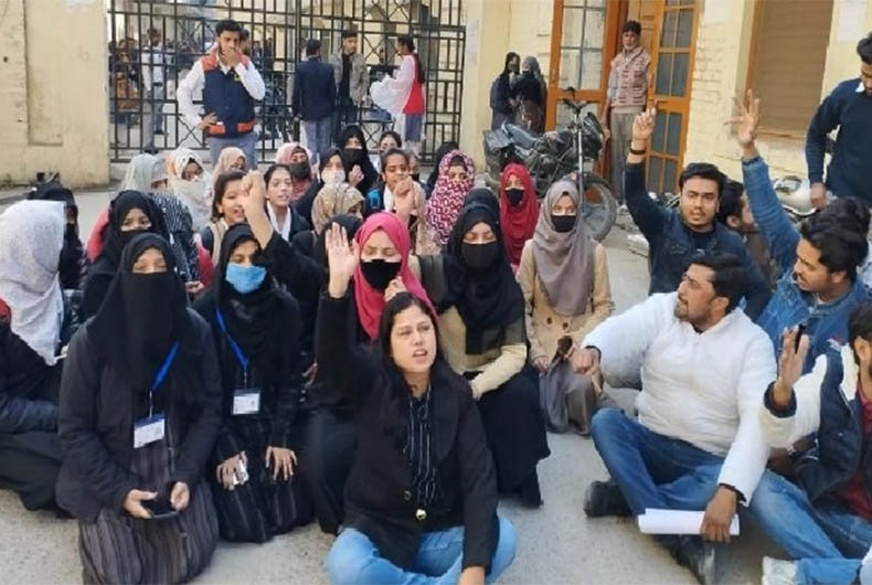 Days after Modi's Muslim outreach call, Hijab clad girls barred from UP college