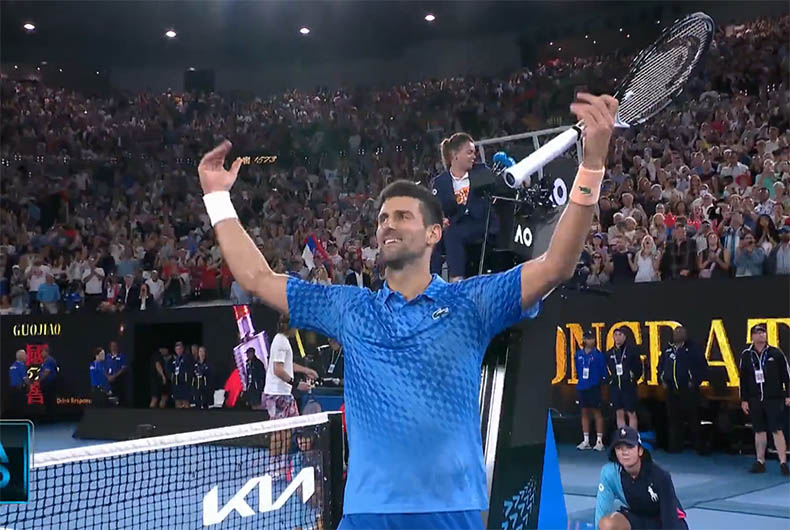 Australian Open 2023: Novak Djokovic downs Tsitsipas to win 10th Melbourne title