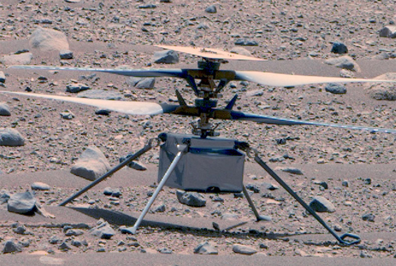 NASA Mars Helicopter Restores Contact After Over Two Months of Silence