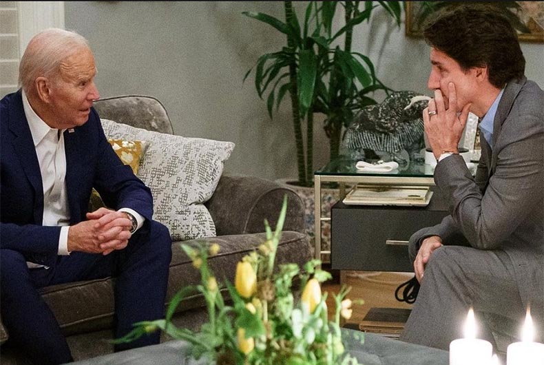 Us canada asylum agreement,biden's visit to canada,justin trudeau,joe biden,protection of migrants,safe third country agreement