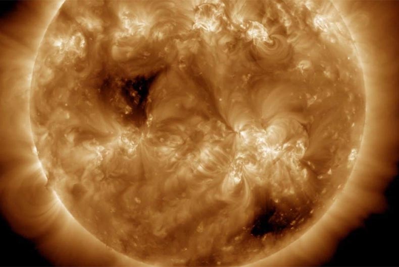 Solar storm from giant 'hole' on Sun to hit Earth Friday