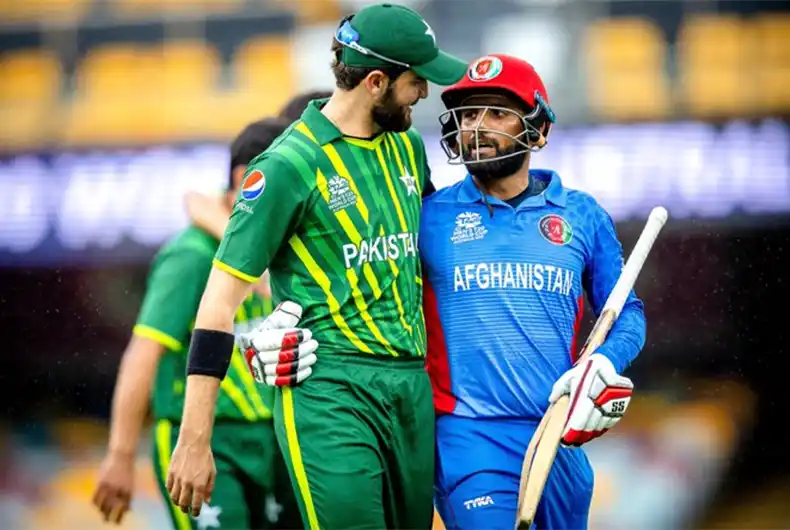 Afghanistan wraps up match against Pakistan with victory, and a political note