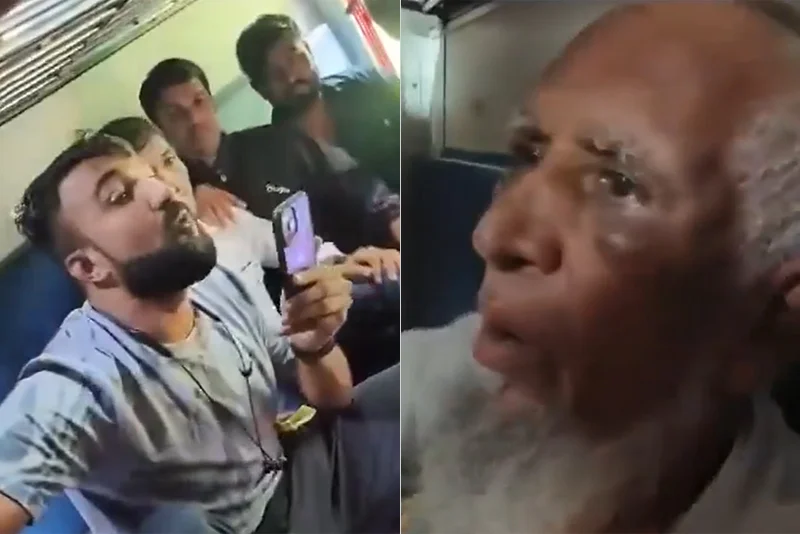 Outrage as Muslim elderly man assaulted on train near Nashik - Watch video
