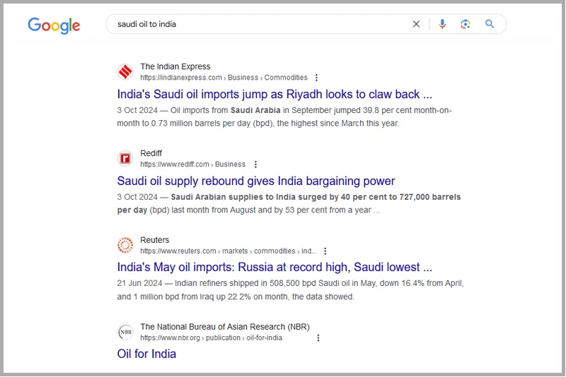 Fact Check: Claim that Saudi Arabia plans to suspend oil export to India is false