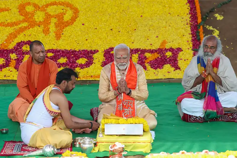 Modi and Spree of Temple Related Events