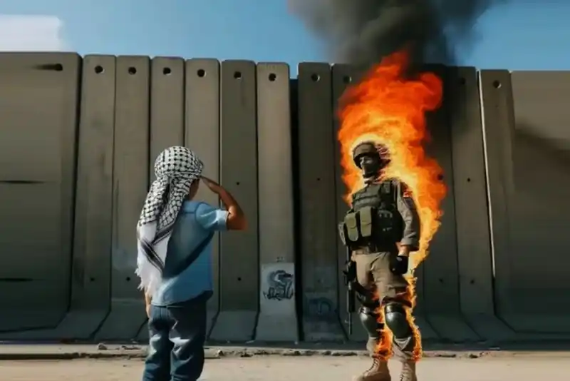 Massive outrage as video of ‘Israeli’ guard pointing gun at burning Aaron Bushnell goes viral