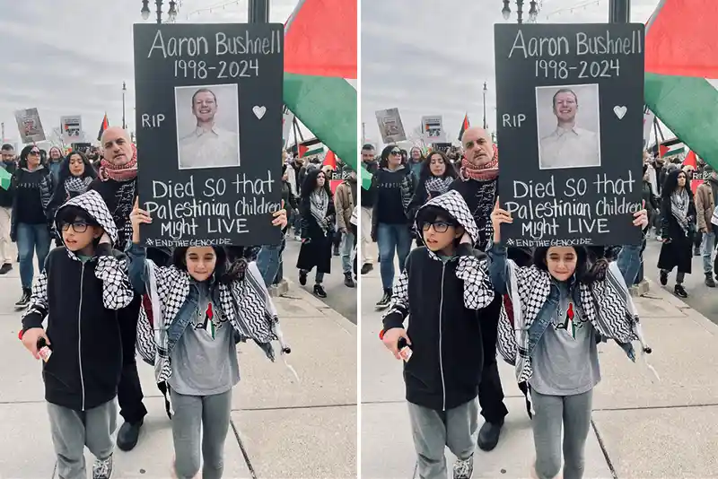 US soldier, who burnt self over Israeli war crimes, leaves all his money to Palestinian kids