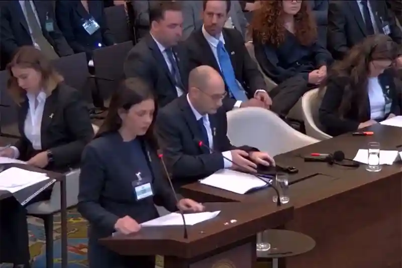 Watch: Israeli official heckled at International Court of Justice