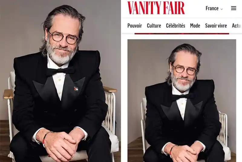 Vanity Fair removes Palestine pin from Hollywood star’s photo, apologizes after backlash
