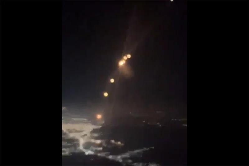 Iranian missiles meters away from Dubai bound British Airways plane - Watch video