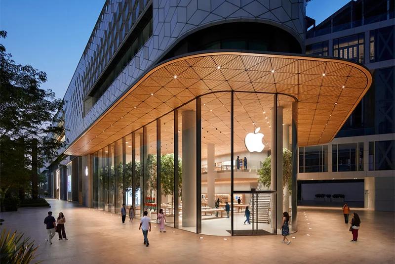 Apple Stores in Bengaluru, Pune on card
