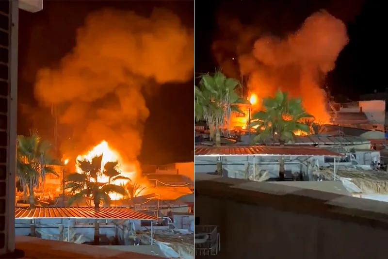 Watch: Dozens burnt alive as Israel bombs tented camp in Gaza