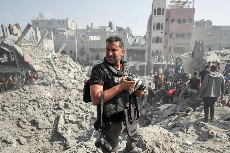 Gaza Photographer Mahmud Hams wins Visa d’Or News award