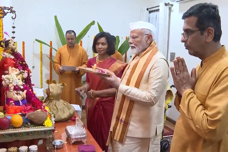 Shocking, Disturbing: Outbursts as Chandrachud invites Modi for puja