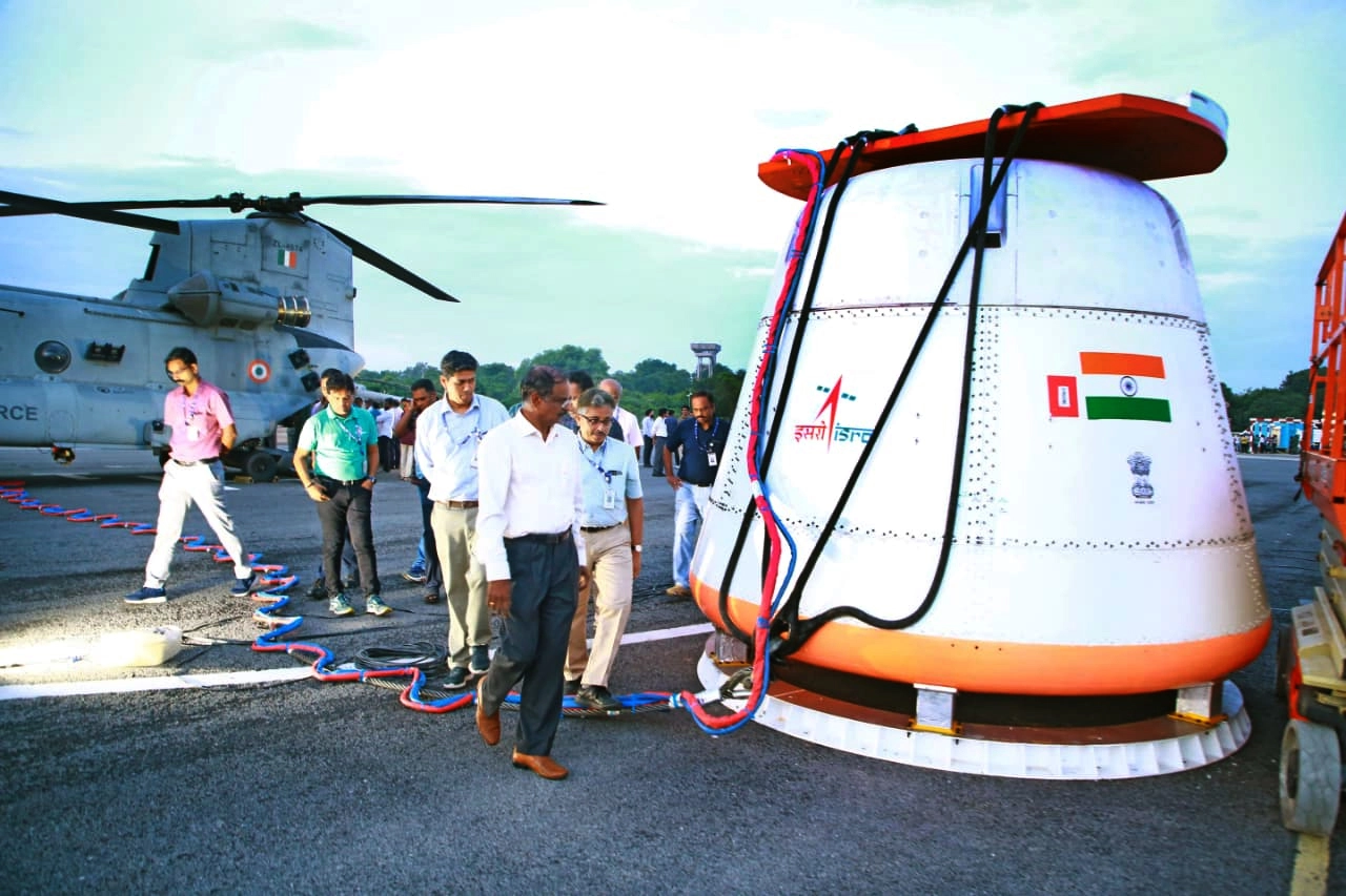 ISRO tests parachute based deceleration system for Gaganyaan missions