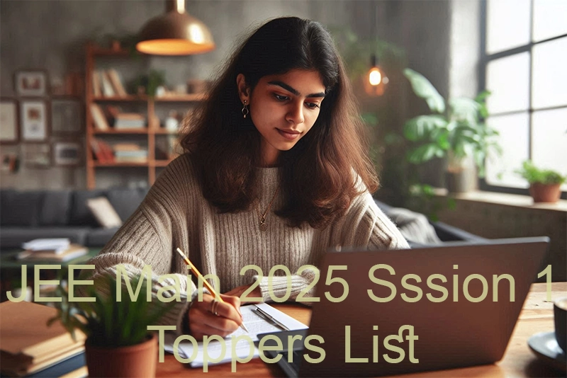 JEE Main Session 1 Result 2025: Full List of Toppers