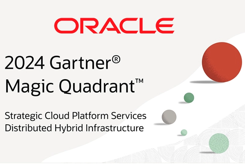 Oracle named 'Leader' by Gartner Magic Quadrant