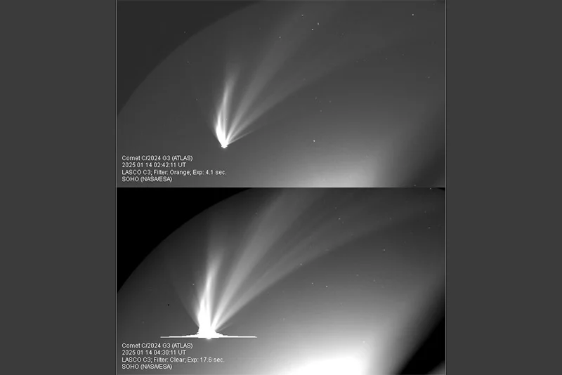 Pictures: Comet blazing now in sky will be seen after 160K years