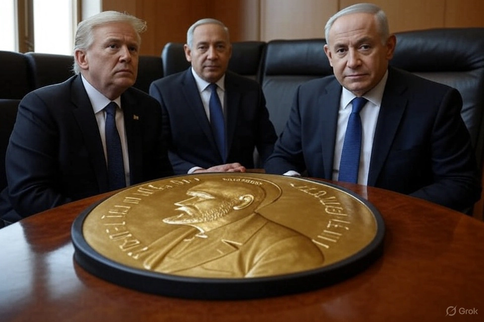 Trump's urge for Nobel Peace and his Apostles in Tel Aviv, Islamabad