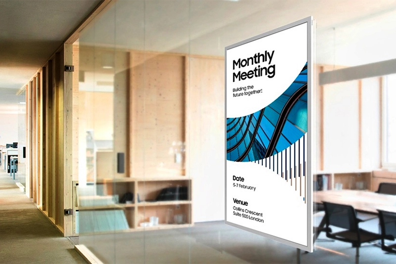 Samsung Color E-Paper is class addition to signage solutions