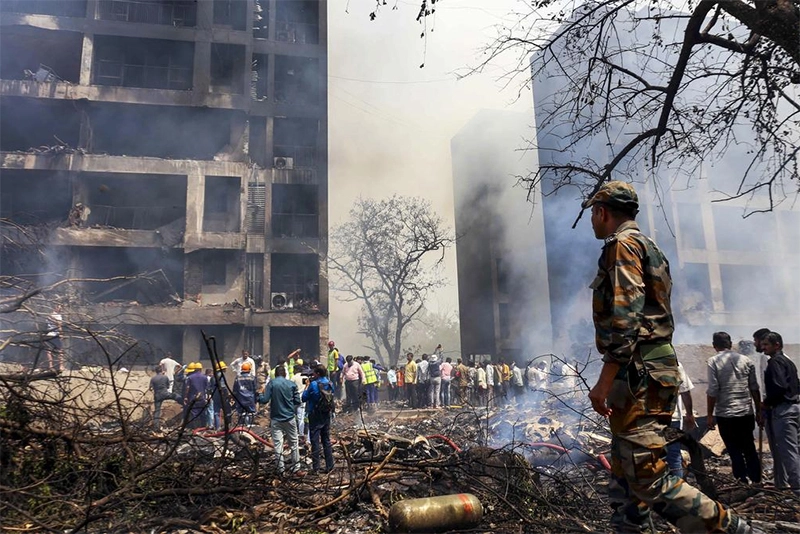 Watch: Horrific scenes as Air India plane crashes in Ahmedabad