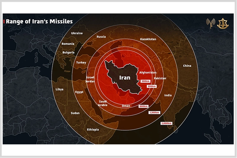 Israel shares map showing J&K in Pakistan, HP in China