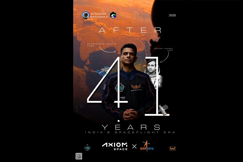 India sends its second astronaut in space after 41 years