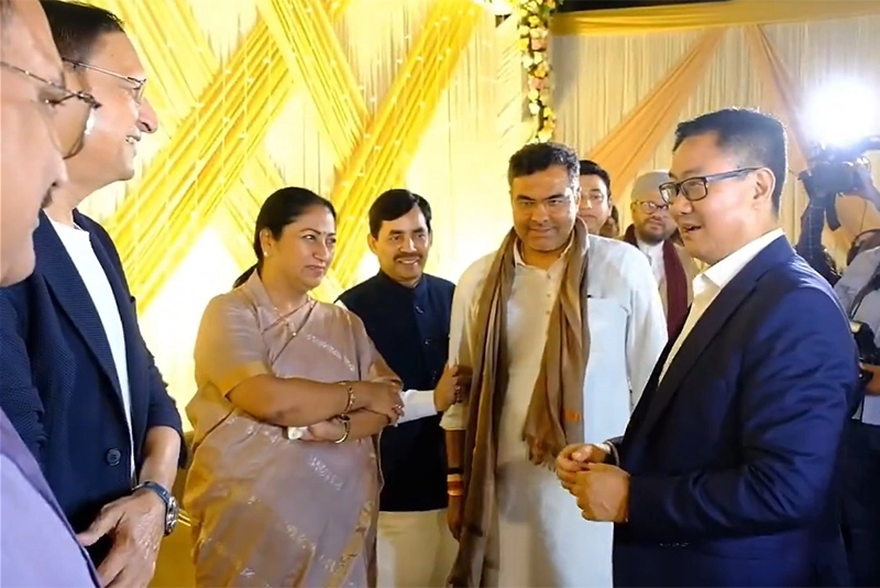 Kiren Rijiju, Delhi CM Rekha Gupta attends two Iftar Parties