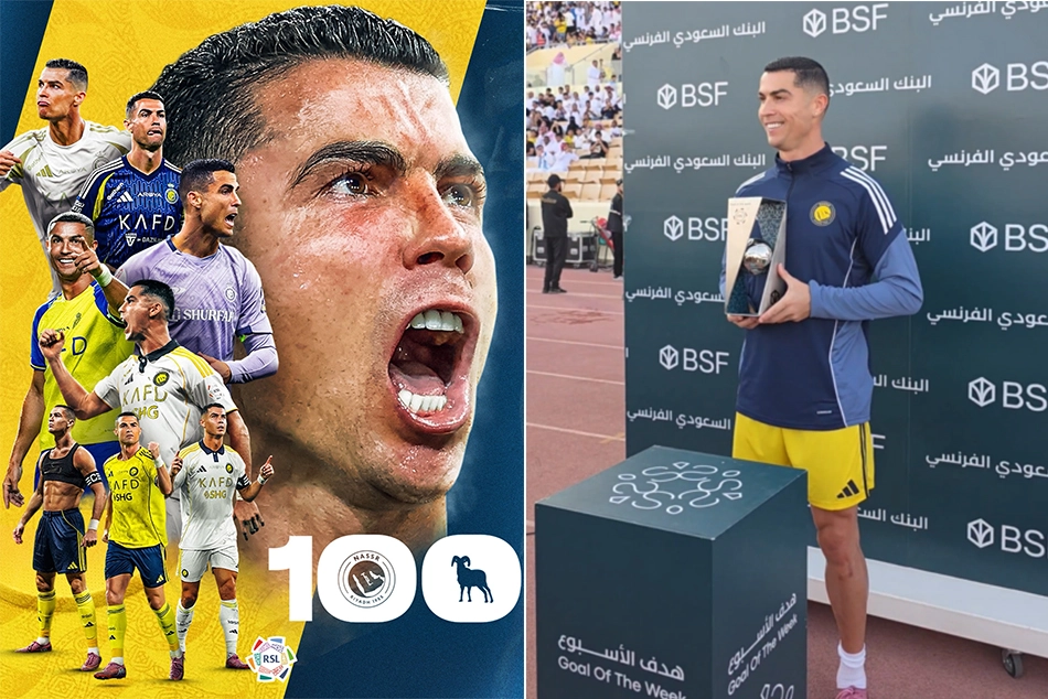 Cristiano Ronaldo 1st foreigner with 100 goal contributions for Al-Nassr