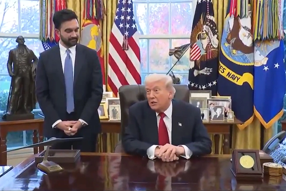 Is Trump Fascist, Mamdani is asked as POTUS watches. This happened next