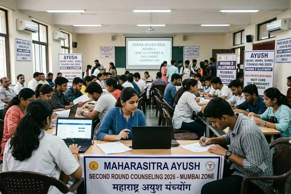 Maharashtra BHMS, BUMS, BAMS 2nd Selection List 2026 on Oct 9