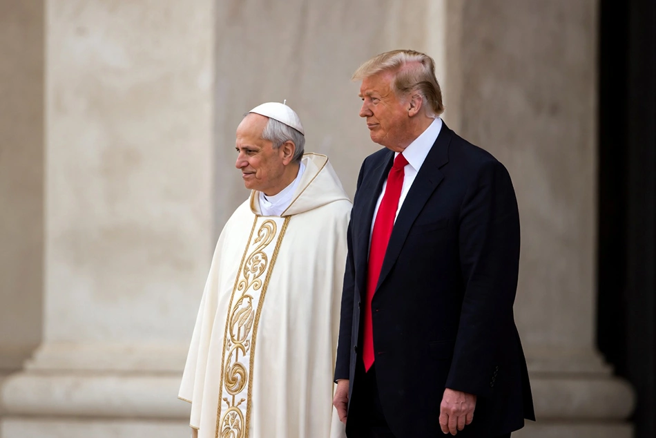 Pope Leo vs US President Donald Trump