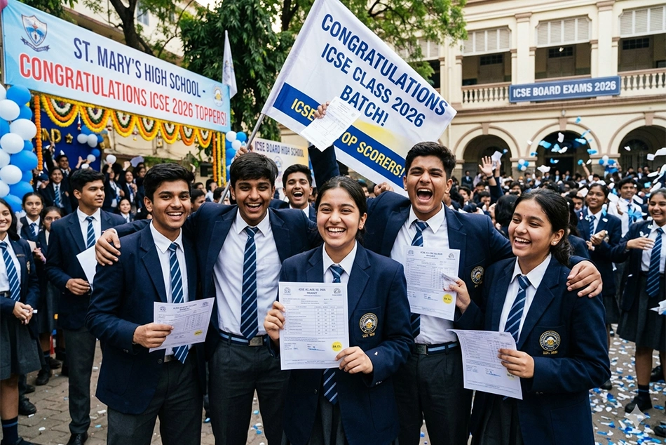 ICSE 10th Result 2026 Out; Check Toppers List