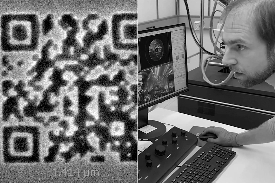 Austrian researchers develop QR code thinner than human hair