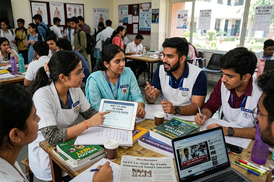 NEET UG 2026 re-exam to be held at same exam centers with no fees