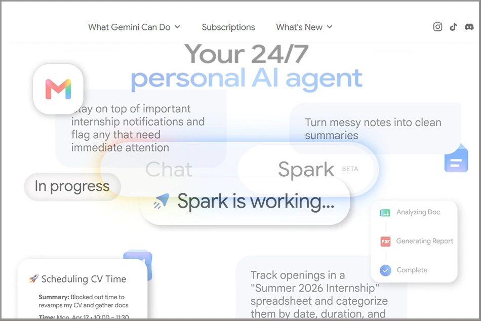 Google Unpacks Always ON AI Agent 'Gemini Spark'
