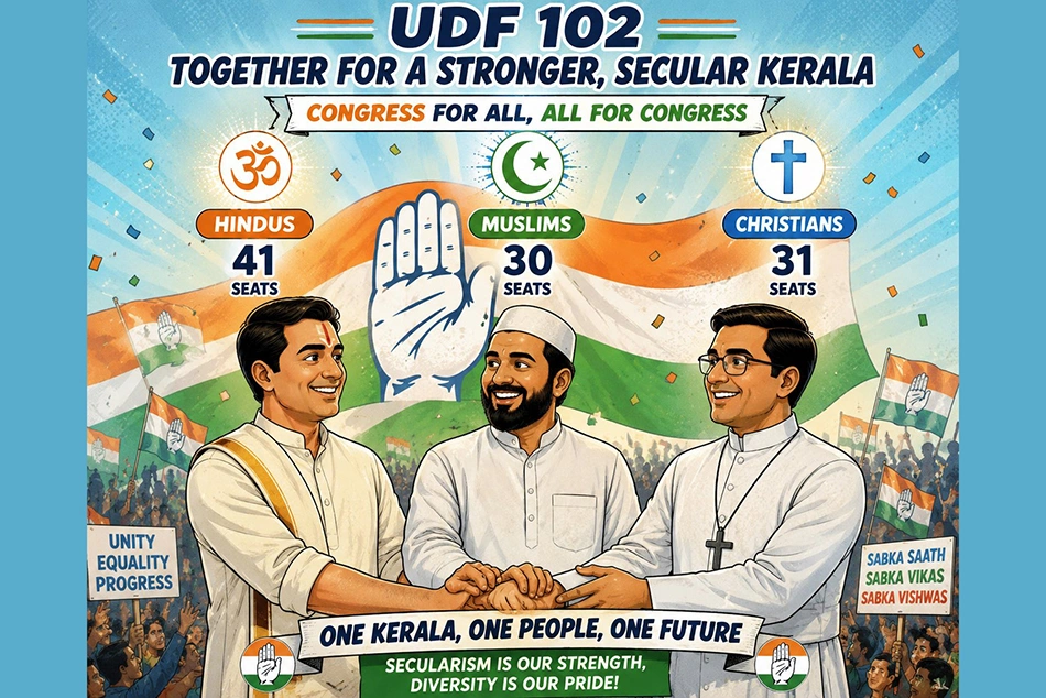 '41 Hindus+30 Muslims+31 Christians': Congress retort to BJP on Muslim League jibe
