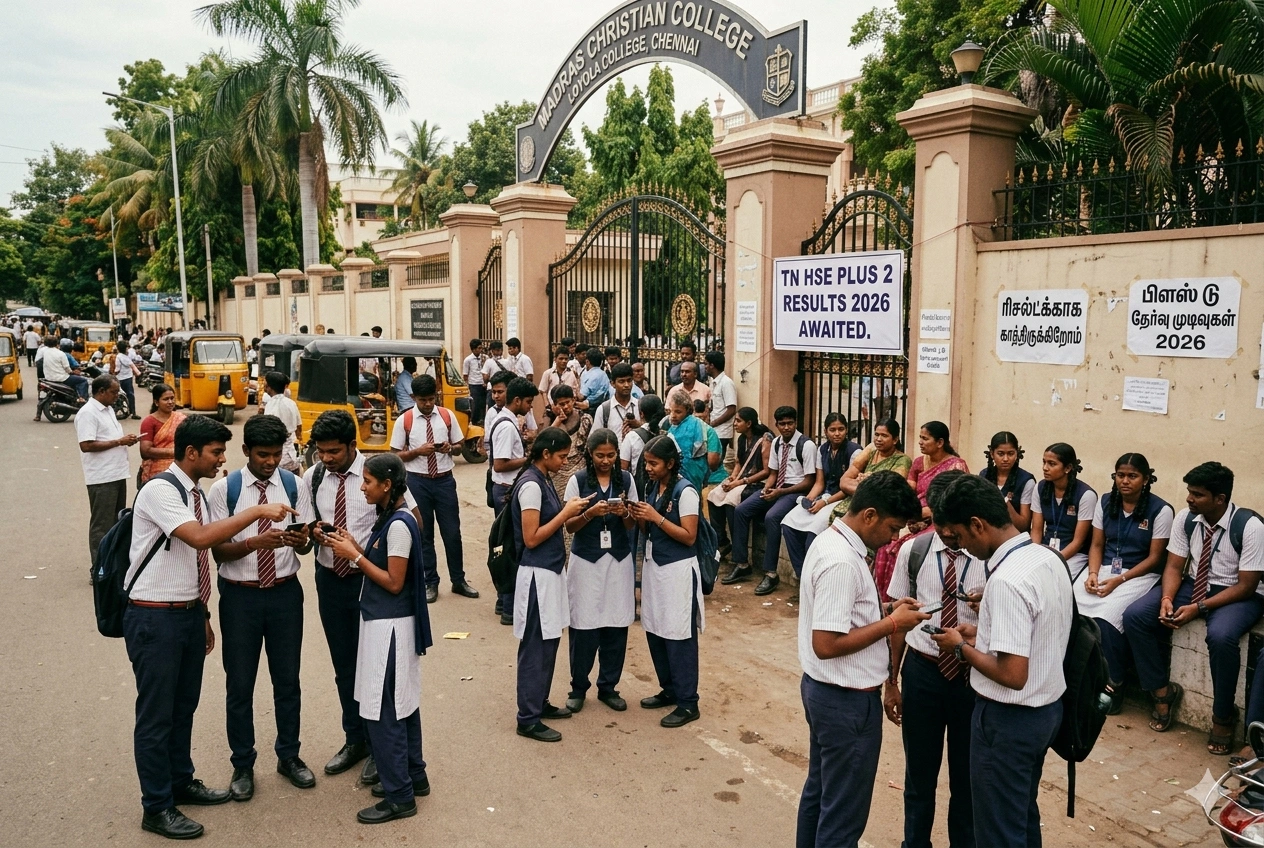TN 12th (2026) Result Declared, Erode State Topper