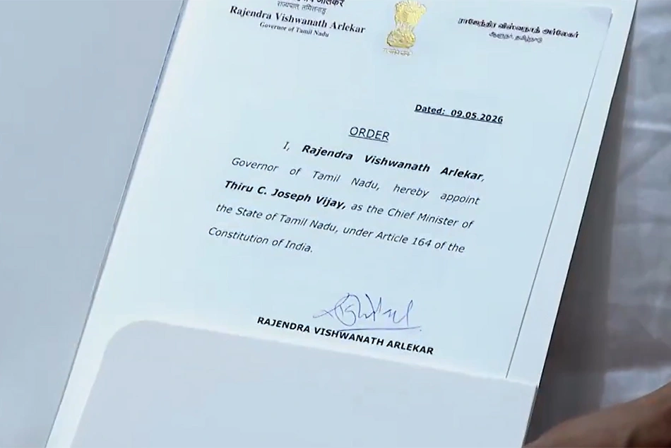 Joseph Vijay appointed new TN CM, swearing-in Sunday