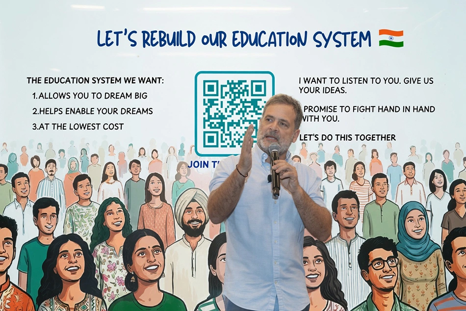 India’s Education System is Extortion Machine, Let’s Change It: Rahul to Students