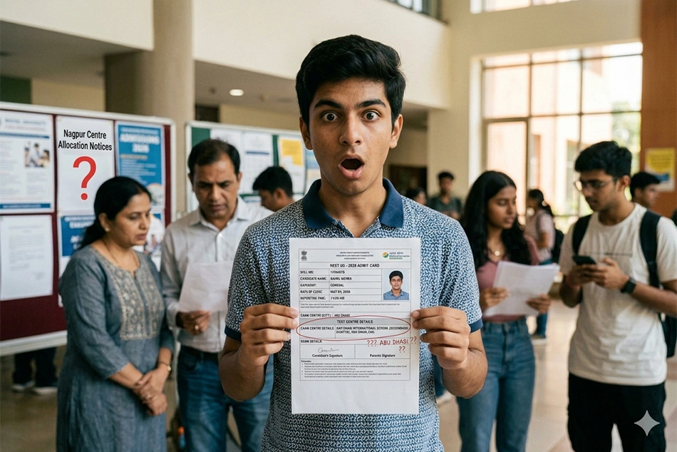 Abu Dhabi instead of Nagpur: NEET UG Re-Exam 2026 now faces center blunder