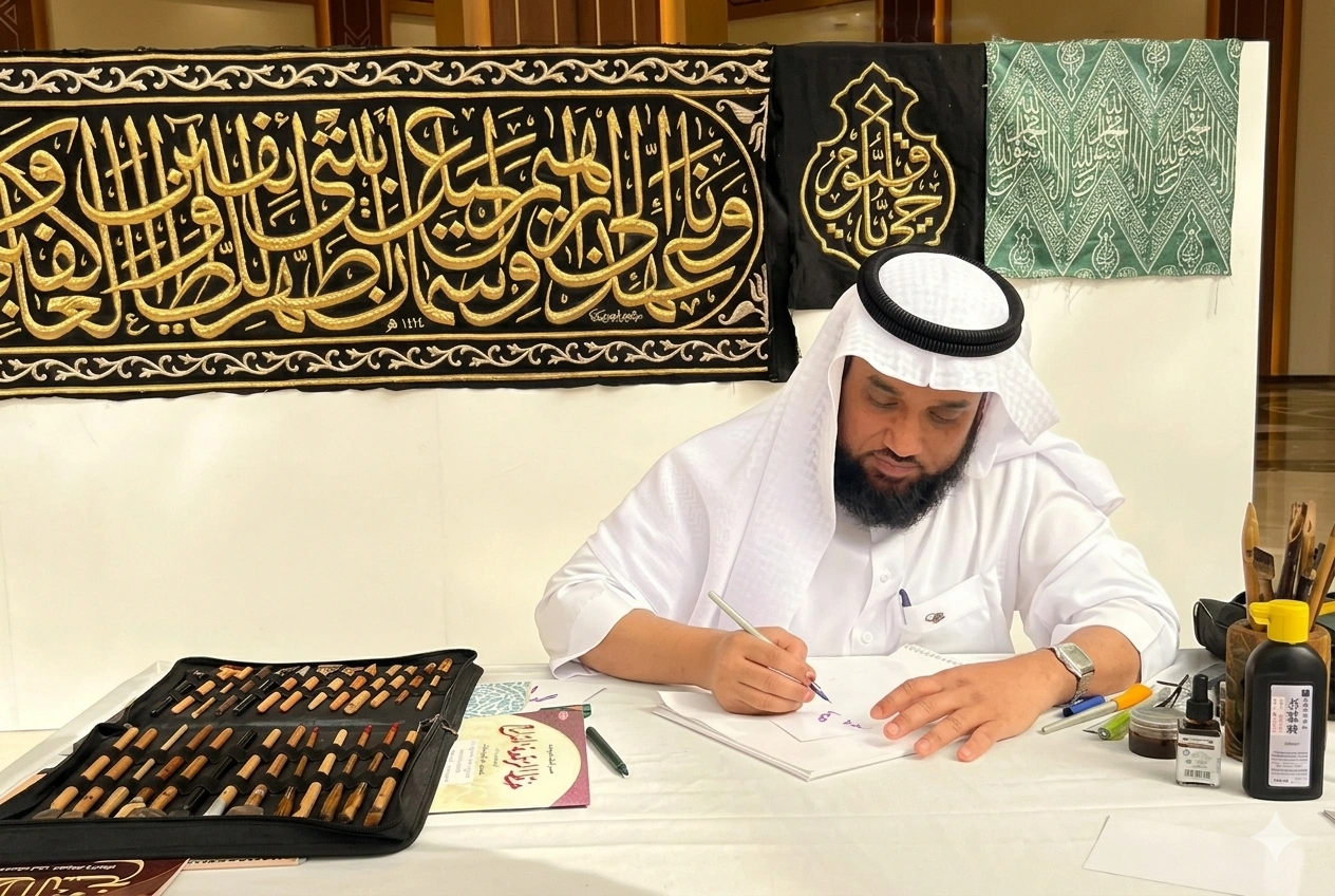 Meet Bangladesh Origin Calligrapher Who Refined The Kaaba Kiswa Design