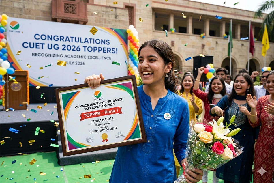 CUET (UG) 2026 Result: 1 Student Bags 100 Percentile in 4/5 Subjects