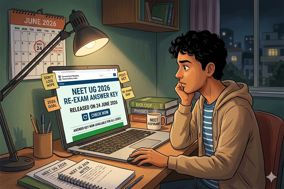 NEET UG 2026 Re-Exam Answer Key: Steps, Link to Check